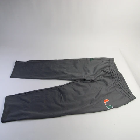 Miami Hurricanes adidas Aeroready Athletic Pants Women's Gray Used Cover