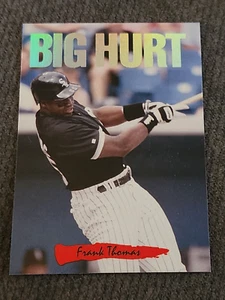 1993 Frank Thomas Leaf Triple Play #1 Nickname "Big Hurt" NM/MINT - Bild 1 von 2