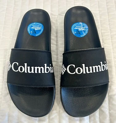 Columbia Mujer Capucha River Slide-Negro/Blanco-Talla 10- NUEVO Foto 1 de 4