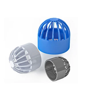 Ø 20mm-110mm PVC Drainage Pipe End Caps Breathable Cap Net Vent Terminal Fitting - Picture 1 of 29