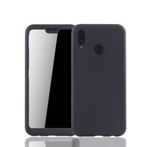 Etui Komórka Ochrona do Huawei P20 Lite Full Case Cover Ochrona wyświetlacza 360 Czarne - Zdjęcie 1 z 4