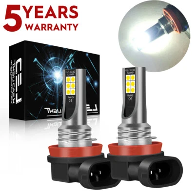 Super White LED Fog Light Bulbs For BMW 320i 328i 335i 525i 528i 535i xDrive BY - Image 1 of 4