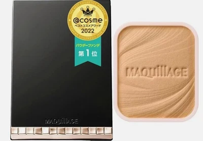 SHISEIDO MAQuillAGE Dramatic Powdery EX (Case + refill) set SPF25 PA+++ Japan - Image 1 of 4