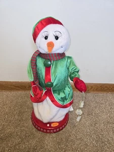 Gemmy Dancing Singing Mrs Frosty Snowman Sings Santa Baby getestet funktioniert! - Bild 1 von 9