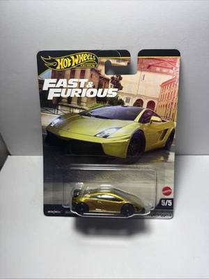 Lamborghini Gallardo LP570-4 2025 Hot Wheels Fast & Furious Mix 4 #5 dorado | FSC Foto 1 de 3