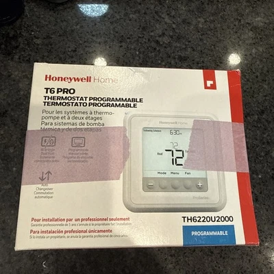 Honeywell Home T6 Pro Thermostat Programmable TH6220U2000  BRAND NEW SEALED!!! - Image 1 of 2