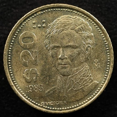 México 20 Pesos 1985, Moneda, Inv#G539 Foto 1 de 2