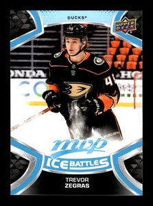 2021-22 Upper Deck MVP Ice Battles #250 Trevor Zegras - Anaheim Ducks - Picture 1 of 2