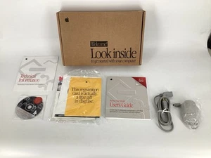 Vintage 1994 Apple Macintosh Accessory Kit Box mit Handbüchern & Disketten - Bild 1 von 3