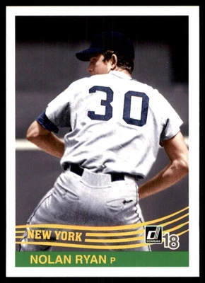 Nolan Ryan 2018 Donruss #256 New York Mets MLB LEER ENVÍO GRATUITO AutographDen Foto 1 de 2