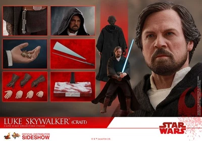 HOT TOYS STAR WARS THE LAST JEDI LUKE SKYWALKER CRAIT 12" 1/6 FIGURE MMS507 *US* - Image 1 of 4