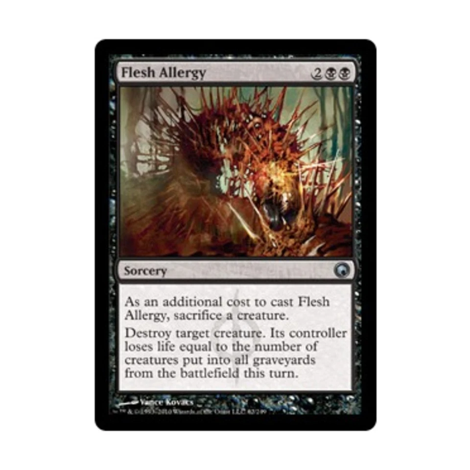 WOTC MtG Scars of Mirrodin Flesh Allergy (U) (x4) NM - Image 1 of 1