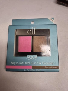 ELF Aqua Blush & Bronzer Your Choice of (1) Bronzed Violet  - Picture 1 of 2