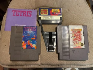 Zwei Nintendo Spiele Tetris (Nintendo NES, 1989) & Game Genie ungetestet - Bild 1 von 4