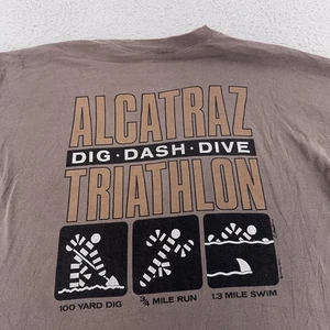 Camisa de Triatlón Alcatraz De Colección Para Hombres 2XL San Francisco Evento Camisas Locas Años 90 - Imagen 1 de 9