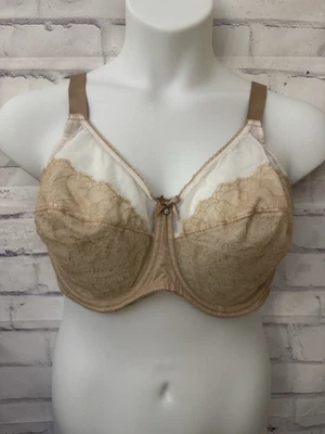 Sujetador Wacoal Retro Chic Talla 46D Figura Completa 855186 Transparente Con Aros Sexy Beige Foto 1 de 4