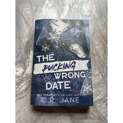 The Pucking Wrong Date by CR Jane Dark Hockey Romance Book - Image 1 of 4