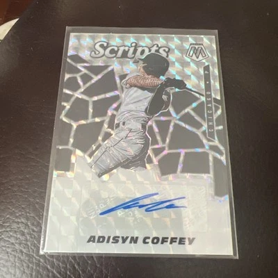 2021 Panini Mosaic - Scripts Adisyn Coffey #SCR-AD (AU, RC) - Image 1 of 2