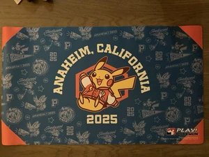 Pokémon World Championships 2025 Anaheim Pikachu Playmat Anaheim Exclusive NEW - Picture 1 of 2