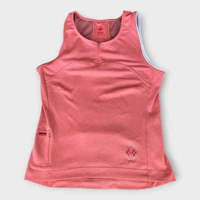 Camisa de ciclismo Zoic para mujer L rosa atlética bolsillos traseros bolsillo lateral cremallera Foto 1 de 4