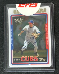 NOMAR GARCIAPARRA 2013 TOPPS TIER CLEAR REPRINT /25 AUTO CUBS CRA-NG *RARE* - Picture 1 of 4