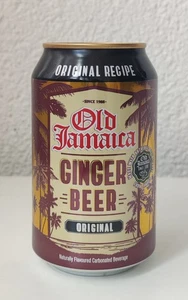 Empty 2021 Edition Old Jamaica Ginger Beer can; 330 ml / 11.2 fl oz; BOTTOM (NL) - Picture 1 of 8