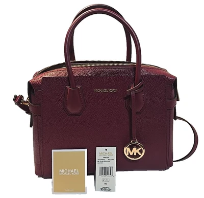 BOLSO BANDOLERA MICHAEL KORS MERCER MEDIANO CON CINTURÓN MORERA Foto 1 de 4