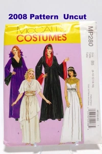 McCall Pattern Costume #MP280 Women's 8-16 Cleopatra Greek Goddess Witch 2008 - Picture 1 of 3