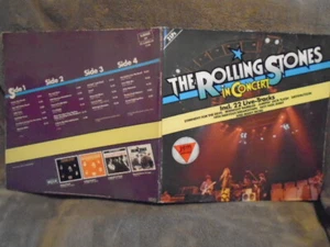 RARE OOP GERMANY Rolling Stones 2x LP VINYL In Concert LIVE 1981 ya-ya's out ! - Picture 1 of 4