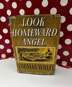 Look Homeward Angel Thomas Wolfe A Modern Library Giant 1929 HCDJ Vintage Book - Imagen 1 de 19