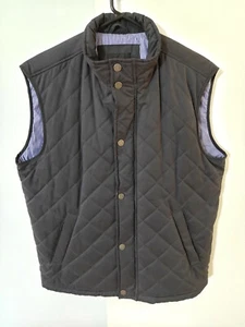 "London Fog" Sleeveless Men’s Vest Jacket, Full Zip, Black - Size M - Picture 1 of 4