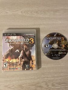 Uncharted 3: Drake's Deception (Sony PlayStation 3) PS3 Game- No Manual- Tested