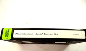 PBS Darwin's Dangerous Idea VHS Tape College Science Presentation 2001 - Picture 1 of 4
