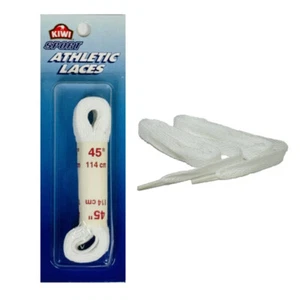 Cordones blancos planos deportivos Kiwi - 45 pulgadas - Imagen 1 de 4