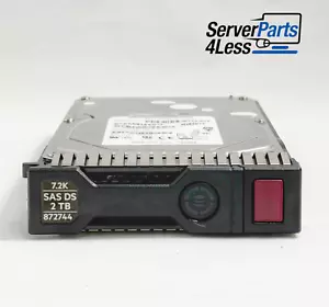 872485-B21 HP 2TB SAS 12G SC 7.2K LFF SC MV Drive 872744-001 872291-001 - Picture 1 of 5