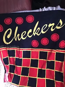 Checkers Board Game Beach Towel Set Jay Franco Co Pool Outdoor 56 X 30” Complete - Picture 1 of 3