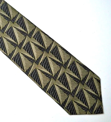 Corbata Alexander Cross LTD 100 % seda hecha a mano 56", negro tostado y marrón Foto 1 de 3