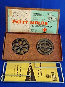 Juego de moldes para empanadas griswold vintage en caja original con hoja de recetas - Imagen 1 de 3