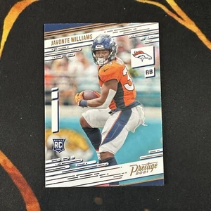 2021 Panini Prestige Football Javonte Williams RC Denver Broncos Rookie Card 226 - Picture 1 of 2