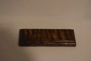 solid wood bases for miniature figures red oak dark stain 6x2 - Picture 1 of 2