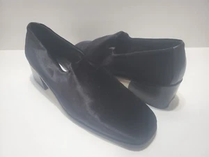 Donald J Pliner Women's Black Velvet Slip On - Size 10M - Picture 1 of 9