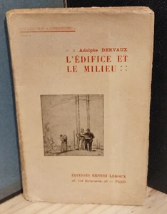 Adolphe DERVAUX / DAS GEBÄUDE UND DAS MITTEL / STÄDTEBAU / ARCHITEKTUR - Bild 1 von 7