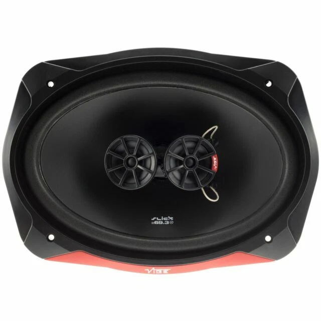 Vibe SLICK693V7 6x9in 3 Way Replacement Car Door Shelf Coaxial Speakers
