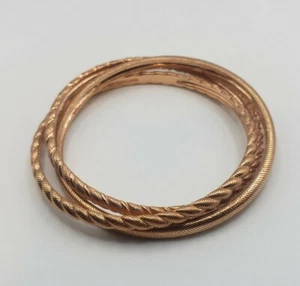PULSERA JUDITH RIPKA PLATA DE LEY BRAZALETES REVESTIDA DE ORO ROSA - Imagen 1 de 4