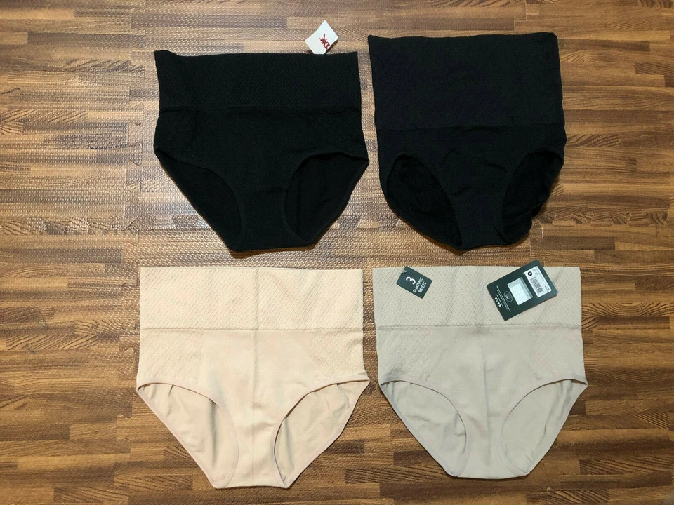 Лот из 4 Laura Ashley женщин коричневый, серый и черный бесшовный трусики Sz M/L, L - Изображение 1 из 4