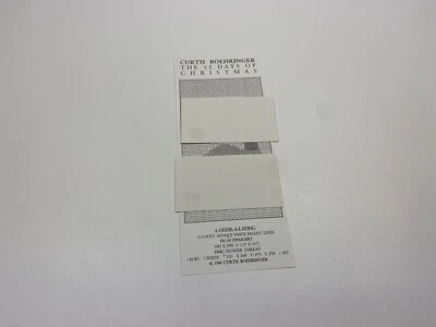 Curtis Boehringer 12 Days Of Christmas 6 Geese-a-Laying Cross Stitch Pattern 1M - Image 1 of 3