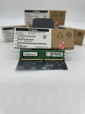 Lenovo 1 GB 2Rx2 PC2-4200-444-12-EO CL4 NP DDR2 SSRAM UDIMM    *NEW* - Image 1 of 4