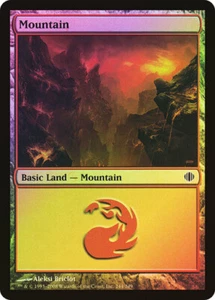 Magic The Gathering MTG MOUNTAIN (244) FOIL Shards of Alara NM Near Mint - Picture 1 of 1