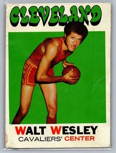 1971-72 Topps Walt Wesley #52 Cleveland Cavaliers - Picture 1 of 2