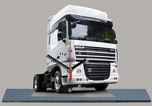 HORLOGE MINIATURE, CAMION, TRUCK, DAF -11 - Picture 1 of 1